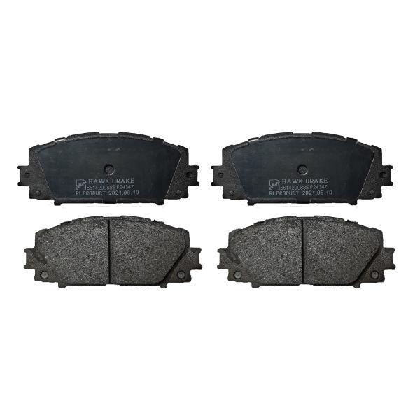 لنت ترمز جلو هاک بریک مدل P24347 مناسب برای گیت وال ولکس C30 HAWK BRAKE P24347 Front Brake Pad For VOLEEX C30